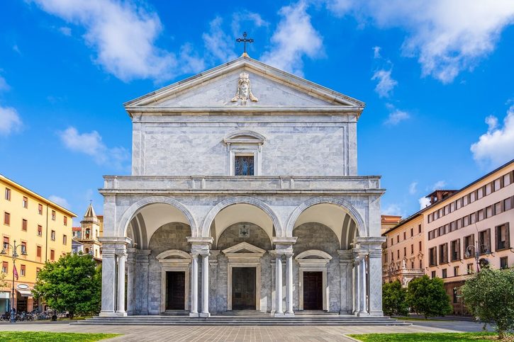 Livorno -Katedrála sv. Františka z Assisi, známá též jako Duomo di Livorno