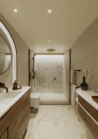 Apartmá Skylight Infinite Balcony Suite, koupelna - Celebrity Boundless