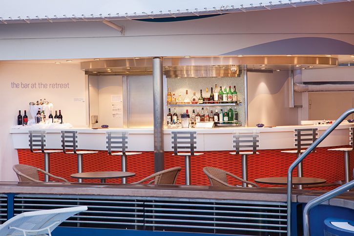 Venkovní bar - Zuiderdam