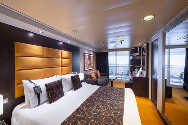 Kajuta Deluxe s balkonem s částečně omezeným výhledem - MSC Divina