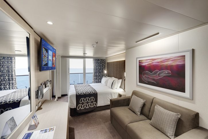 Kajuta Aurea s balkonem (BA) - MSC Euribia