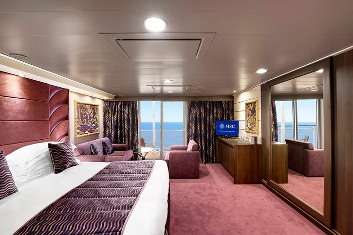 Čtyřlůžkové Apartmá Deluxe Suite (YC1) - MSC Preziosa
