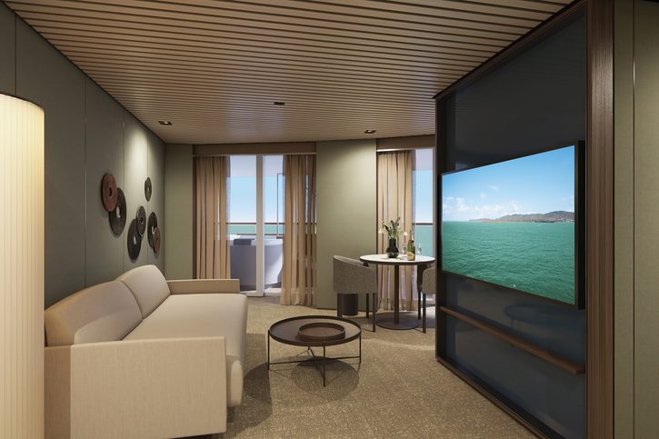 The Haven Owner's apartmá s hlavní ložnicí a velkým balkonem na zádi (H4) - Norwegian Aqua