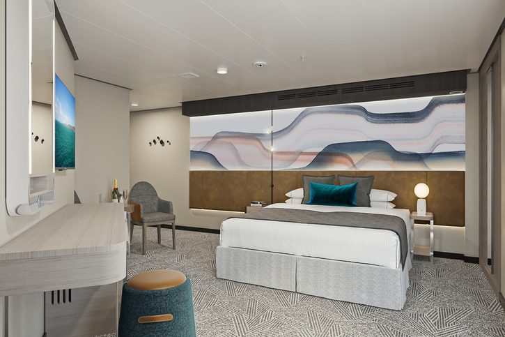 Apartmá s velkým balkonem na zádi (SI) - Norwegian Aura