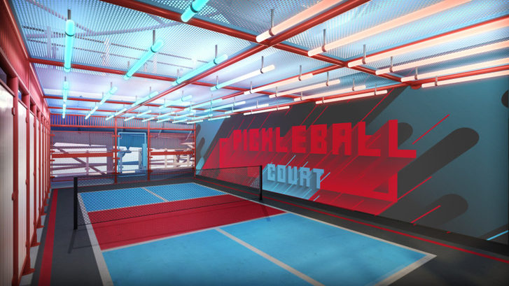 Hřiště na pickleball - Norwegian Luna