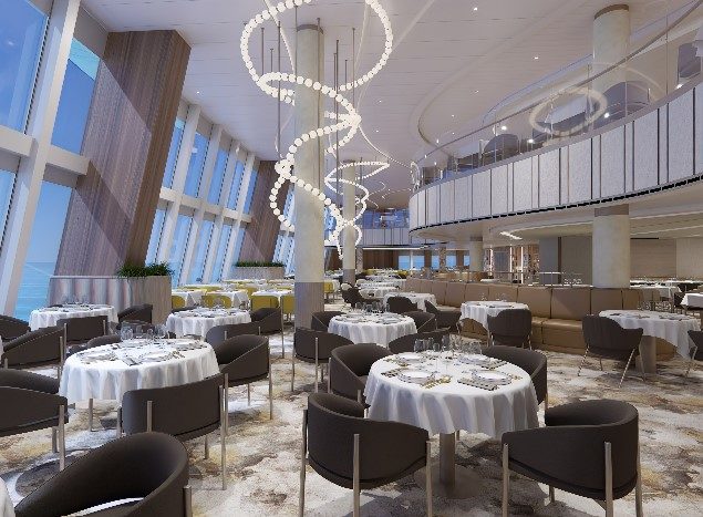 Třípatrová restaurace - Star Princess