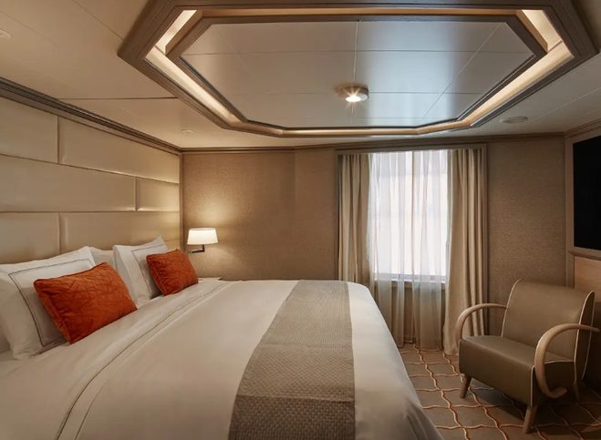 Grand Suite, ložnice - Silver Dawn
