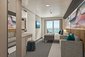 Apartmá Club s balkonem na přídi (MB) - Norwegian Aura