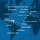 Guadeloupe, Svatý Kryštof a Nevis, Britské Panenské ostrovy, Dominikánská republika, Svatý Martin, Martinik, Antigua a Barbuda, Španělsko, Maroko, Francie z Pointe-à-Pitre na lodi Costa Favolosa