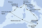 Itálie, Malta, Španělsko, Francie z Civitavecchia na lodi MSC World Europa