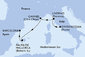 Itálie, Francie, Španělsko z Civitavecchia na lodi MSC Fantasia