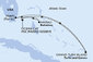 USA, Bahamy, Zámořské území Velké Británie z Miami na lodi MSC Meraviglia