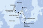 Německo, Norsko, Dánsko z Warnemünde na lodi MSC Magnifica
