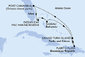 USA, Bahamy, Dominikánská republika, Zámořské území Velké Británie z Port Canaveralu na lodi MSC Grandiosa