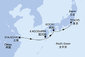 Čína, Japonsko ze Šanghaje na lodi MSC Bellissima