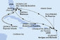 USA, Svatý Martin, Antigua a Barbuda, Dominikánská republika, Bahamy, Kajmanské ostrovy z Miami na lodi MSC Seashore