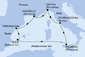 Francie, Itálie, Španělsko z Marseille na lodi MSC Seaview