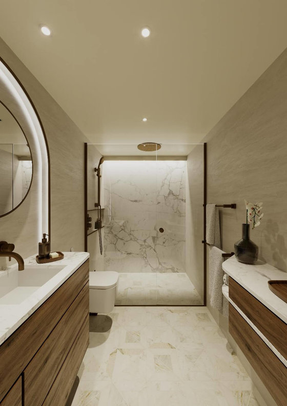 Apartmá Skylight Infinite Balcony Suite, koupelna - Celebrity Seeker