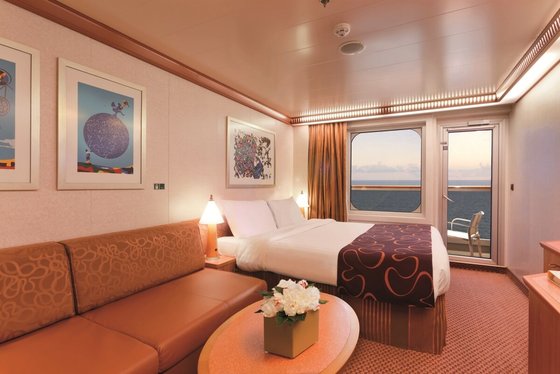 Třílůžková kajuta s balkonem - Costa Serena