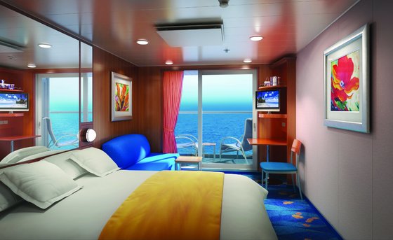Čtyřlůžková kajuta s balkónem - Norwegian Jewel