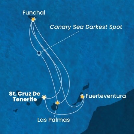 Španělsko, Portugalsko z Tenerife na lodi Costa Smeralda
