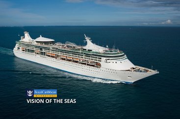 USA, Zámořské území Velké Británie, Svatý Martin, Dominika, Martinik, Antigua a Barbuda, Britské Panenské ostrovy z Baltimoru na lodi Vision of the Seas
