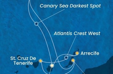 Španělsko, Portugalsko z Las Palmas na lodi Costa Smeralda